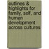 Outlines & Highlights For Family, Self, And Human Development Across Cultures