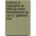 Outlines & Highlights For Lifelong Motor Development By Carl P. Gabbard, Isbn