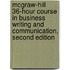 McGraw-Hill 36-Hour Course in Business Writing and Communication, Second Edition