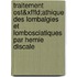 Traitement Ost&xfffd;athique Des Lombalgies Et Lombosciatiques Par Hernie Discale