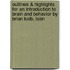 Outlines & Highlights For An Introduction To Brain And Behavior By Brian Kolb, Isbn