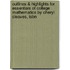 Outlines & Highlights For Essentials Of College Mathematics By Cheryl Cleaves, Isbn