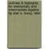Outlines & Highlights For Elementary And Intermediate Algebra By Alan S. Tussy, Isbn
