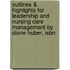 Outlines & Highlights For Leadership And Nursing Care Management By Diane Huber, Isbn