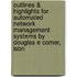 Outlines & Highlights For Automated Network Management Systems By Douglas E Comer, Isbn