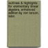 Outlines & Highlights For Elementary Linear Algebra, Enhanced Edition By Ron Larson, Isbn