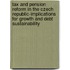 Tax and Pension Reform in the Czech Republic-Implications for Growth and Debt Sustainability