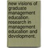 New Visions of Graduate Management Education. Research in Management Education and Development.