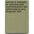Outlines & Highlights For Business Data Communications And Networking By Jerry Fitzgerald, Isbn