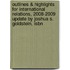 Outlines & Highlights For International Relations, 2008-2009 Update By Joshua S. Goldstein, Isbn