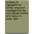 Outlines & Highlights For Family Resource Management By Tami James Moore And Sylvia M. Asay, Isbn