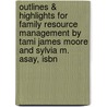 Outlines & Highlights For Family Resource Management By Tami James Moore And Sylvia M. Asay, Isbn by Thomas Moore