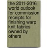 The 2011-2016 World Outlook for Commission Receipts for Finishing Warp Knit Fabrics Owned by Others door Inc. Icon Group International