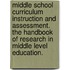 Middle School Curriculum Instruction and Assessment. The Handbook of Research in Middle Level Education.
