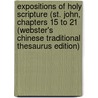 Expositions Of Holy Scripture (St. John, Chapters 15 To 21 (Webster's Chinese Traditional Thesaurus Edition) by Inc. Icon Group International