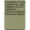 Expositions Of Holy Scripture (St. John, Chapters 15 To 21 (Webster's Chinese Traditional Thesaurus Edition) door Inc. Icon Group International