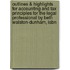 Outlines & Highlights For Accounting And Tax Principles For The Legal Professional By Beth Walston-Dunham, Isbn