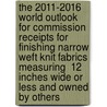 The 2011-2016 World Outlook for Commission Receipts for Finishing Narrow Weft Knit Fabrics Measuring  12 Inches Wide or Less and Owned by Others door Inc. Icon Group International