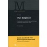 Due diligence by M. Brink