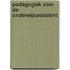 Pedagogiek voor de onderwijsassistent