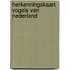 Herkenningskaart vogels van Nederland
