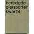 Bedreigde diersoorten kwartet