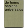 De Homo sapiens universalus door Karel Brooks