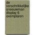 De verschrikkelijke sneeuwman Display 6 exemplaren