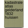 kadastrale atlas gelderland 1832 huissen door J.H.F. Zweers