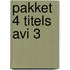 Pakket 4 titels AVI 3