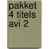 Pakket 4 titels AVI 2