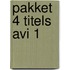 Pakket 4 titels AVI 1