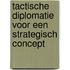 Tactische diplomatie voor een strategisch concept