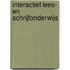 Interactief lees- en schrijfonderwijs