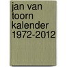 Jan van Toorn kalender 1972-2012 door Els Kuijpers