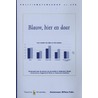 Blauw, hier en daar door J.H. Haagsma
