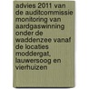 Advies 2011 van de auditcommissie monitoring van aardgaswinning onder de Waddenzee vanaf de locaties Moddergat, Lauwersoog en Vierhuizen door Commissie voor de Milieueffectrapportage