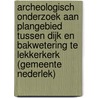 Archeologisch onderzoek aan plangebied tussen Dijk en Bakwetering te Lekkerkerk (gemeente Nederlek) by Daan Isendoorn