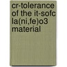 Cr-tolerance of the IT-SOFC La(Ni,Fe)O3 material door M.K. Stodolny