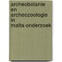 Archeobotanie en archeozoologie in Malta-onderzoek