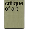 Critique of art by Thijs Lijster