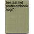 Bestaat het probleemboek nog?
