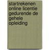 Startrekenen online licentie gedurende de gehele opleiding by Unknown