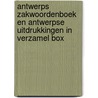 Antwerps zakwoordenboek en Antwerpse uitdrukkingen in verzamel box door Freddy Michiels