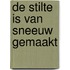 De stilte is van sneeuw gemaakt