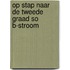 Op stap naar de tweede graad SO B-stroom