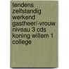 Tendens Zelfstandig Werkend Gastheer/-vrouw niveau 3 CDS Koning Willem 1 College door Onbekend