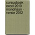 Cursusboek Excel 2010 Mondriaan - versie 2012