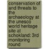 Conservation of and threats to the archaeology at the UNESCO world heritage site at schokland: 3rd monitoring round