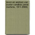 Leven en werken van zuster Candida (Anna Mertens, 1911-2006)
